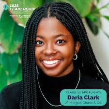 Meet #1828Project Leader Daria Clark! Originally from St. Louis, Daria  moved to Chicago to study at the University of Chicago and now resides in  Indianapolis as a Commercial Banking Analyst at @jpmorganchase.