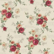Murvia madison rose wallpaper features a beautiful extra large rose print in a myriad of colours that. Heirloom Rose Wallpaper In Reds And Beige From The Magnolia Home Colle Burke Decor