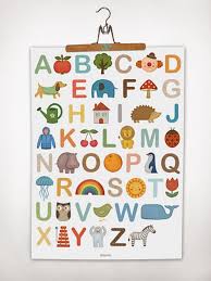 Abc Poster By Enna Abc Poster Kinder Zimmer Poster Kinderzimmer