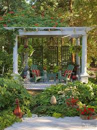 22 Pretty Pergola Ideas To Update Your Outdoor Space Outdoor Landscaping Pergola Pergola Plans