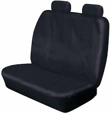 Heavy Duty Front Double Bench Black Waterproof Seat Cover Renault Trafic Ebay