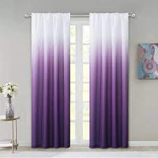 Nuss Ombre Room Darkening Rod Pocket Curtain Panels Purple Curtains Ombre Curtains Rod Pocket Curtain Panels