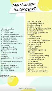 Permainan ini cukup fleksibel sehingga siapa saja bisa memainkannya tanpa pandang usia. Pin Oleh Andykurniawan Di Fun Fact Kutipan Persahabatan Terbaik Teks Lucu Kuis