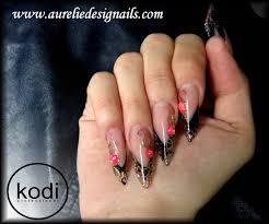 Ongles Forme Edge Nail Art Foils Dores Ongles Chablon Creations