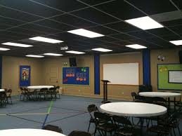 Black Suspended Ceiling 2 Coats Of Satin Ultra Black Painted Ceiling Ceiling Tiles Drop Ceiling Tiles