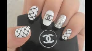 Sell high quality nail products. Chanel Inspired Nail Art Design Two Methods On Making The Chanel Logo Youtube