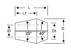 Double Taper Collet