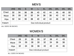 Cal Student Store Size Chart