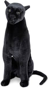 Melissa And Doug Kids Plush Panther Stuffed Toy I Love This Giant Black Panther Black Panthers Are Melanistic Le Plush Animals Tiger Stuffed Animal Animals