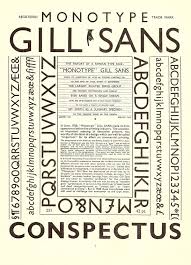 Monotype Gill Sans Conspectus A Page From The Monotype Recorder Winter 1935 6 History Of Typography Graphic Design Typography Typography
