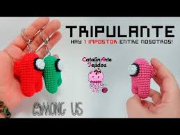 Among Us Llavero Amigurumi Catalinartetejidos Youtube En 2020 Llaveros Amigurumi Amigurumi Patrones Gratis Amigurumi