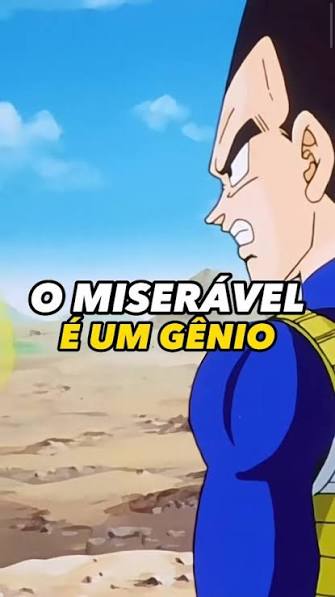 De onde surgiu a iconica frase de Vegeta "O Miserável é um Gênio"?, #animes  #dragonballz #dragonball #dbz #vegeta
