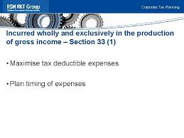 Find out from your city or county if there are any special licenses you must carry while there are numerous fees and expenses involved in owning rental property, the advantages are numerous. Corporate Tax Planning Presentation For Kocham By Wong