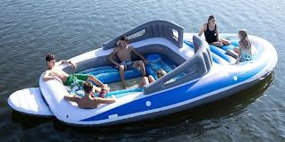 You Can Get A 20 Foot Inflatable Speedboat Float On Amazon Inflatable Boat Speed Boats Boat