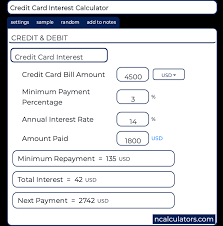 Some charge 0% on purchases for a set period, others are. Credit Card Interest Calculator