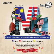 Tema hari kebangsaan 2020 & hari malaysia dan logo merdeka. 24 31 Aug 2018 Sony Merdeka Promotion Everydayonsales Com