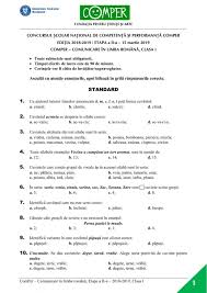 Pregătire etapa 2 comper 2019 matematică subiecte și bareme pentru toate clasele de la toate edițiile anterioare clasa pregătitoare. Pin On Clasa Intai