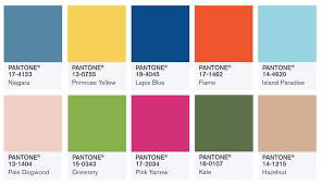 Pantone é uma empresa especializada em combinações de cores para artes gráficas. Primavera Pantone 2017 Nova York Pantone