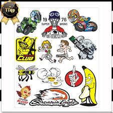 <p>just six months ago, bmw motorrad took the custom scene by storm with the world premiere of the concept r 18 at the concorso d'eleganza villa d'este. 1 Set Reflective Funny Motorcycle Stickers Decals Shopee Singapore