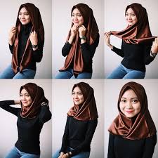 ‼️‼️update stok ‼️‼️ready stok ‼️‼️ 崙instant 2muka camelia崙 body heavy chiffon cara pakai 2kali sarung sahaja. Cara Pakai Tudung Bawal Batu