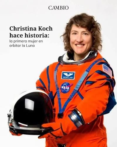 Con casi un año en órbita y una caminata espacial histórica en la Estación Espacial Internacional en su trayectoria, la astronauta Christina Koch vuelve a marcar un momento clave en la exploración