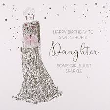 Send happy birthday wishes funny grumpy candle band video. Happy Birthday To A Wonderful Daughter Some Girls Just Sparkle Handmade Greeting Card By Five Dollar Shake Gs12 Buy Online In Andorra At Andorra Desertcart Com Productid 157730995
