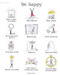 12 Ways To Be Happy By Monica Sheehan. / #Illustration | Helping Others,  Happy Life, Words