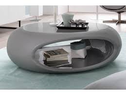 Couchtische oval angebote im preisvergleich ✓ testberichte ✓ echte bewertungen & geprüfte shops! Couchtisch Grau Hochglanz Oval 100 Cm Mit Ablage Ufo