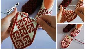 Bes Sis Osmanli Motifli Patik Nazarca Com Patikler Orgu Desenler