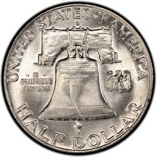 1957 franklin half dollar values and prices past sales