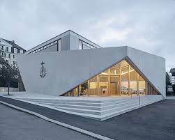 Gallery Of New Apostolic Church Localarchitecture 1 In 2020 Architecture Facade Design Church Architecture