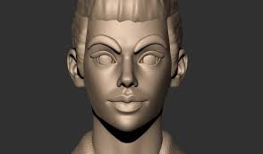 ⭐ Rey ( Star wars ) Bust Character Stylized Fan Art・ OBJ File for ・Cults