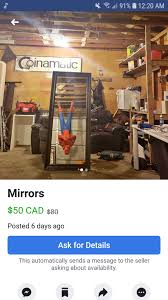 Facebook marketplace is a service facebook offers for users who want to buy and sell items. Just Saw This On Facebook Marketplace Mirrorsforsale