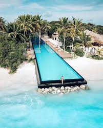 Longest Infinity Pool Maldives Vacation Places Places To Travel Places To Go