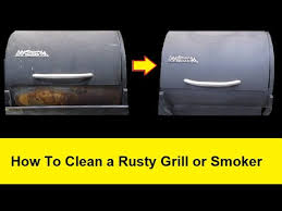 If you only have a few very minor spots of rust and want to get your grill working as soon as possible,. How To Clean A Rusty Grill Or Smoker Youtube