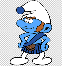 The clumsy smurf is shown in this coloring page. Gutsy Smurf Papa Smurf Narrator Smurf Hefty Smurf Clumsy Smurf Smurfs White Comic Book Fictional Character Png Klipartz
