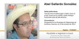 Has visto a Abel Gallardo González?