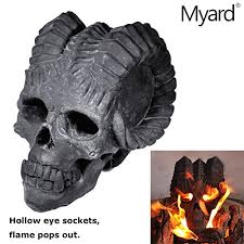 Check spelling or type a new query. Myard Fireproof Demon Fire Pit Skull Hollow Flame From Eye Import It All