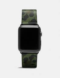 Shop the latest band styles and colors. Coach Apple Watch Armband Mit Camouflage Print 42 Mm