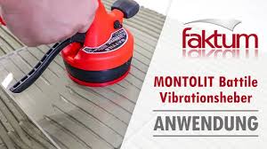 Dies ist ein digitaler download des hier aufgeführten bildes. Montolit Battile Vibrationsheber Fur Fliesen Platten Youtube