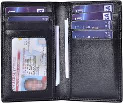 Get free 1 or 2 day delivery with amazon prime, emi offers, cash on delivery on eligible purchases. Amazon Com Slim Thin Id Credit Card Holder Leather Bifold Front Pocket Wallet Rfid Blocking Black Clothing