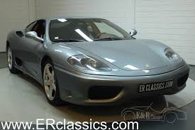 Voorgesteld in 1999 als de opvolger van de ferrari f355 en ontworpen door pininfarina, was de 360 de eerste volledig uit aluminium gebouwde carrosserie van Ferrari 360 Modena F1 1999 For Sale At Erclassics