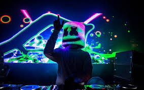 download wallpapers marshmello night club dj neon light progressive house concert besthqwallpapers com marshmello wallpaper anime wallpaper live anime wallpaper