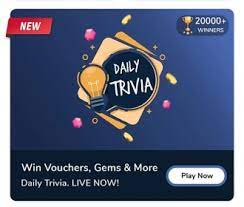 Instantly play online for free, no downloading needed! Flipkart Daily Trivia Today S Quiz Answers 9th March 2021 Win Rs 1000 Flipkart Gift Vouchers Gems And Offers