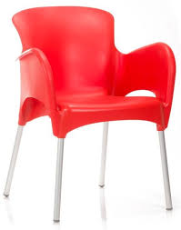 Mars Plastic Armchair Metal Leg Plastic Chair Chair Outdoor Armchair