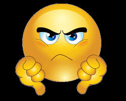 Angry Emoji with Thumbs Down - Express Disapproval or Frustration ...