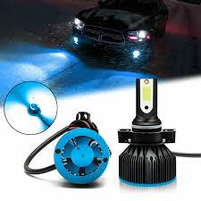 Xotic Tech 2pcs H16 5202 2504 Led Headlight Bulb Ice Blue 8000k All In One Conversion High Low Beam Kit 6000lm Super Bright Fog Light Replacement Walmart Com Walmart Com