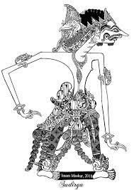 Wayang Kurawa 100 Kluban Laman 8 Seni Tradisional Seni Gambar Simpel