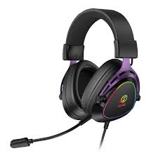 Auricular Gamer Solarmax RGB Wired Lightweight (GHS59V) Violeta 24301B