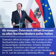 Wichtig für die einreise nach italien. Zeit Im Bild Osterreich Offnet Ab Morgen Die Grenzen Zu Allen Nachbarstaaten Ausser Italien Das Sagt Aussenminister Schallenberg Ob Eine Einreise In Die Nachbarlander Problemlos Moglich Ist Hangt Aber Auch Von
